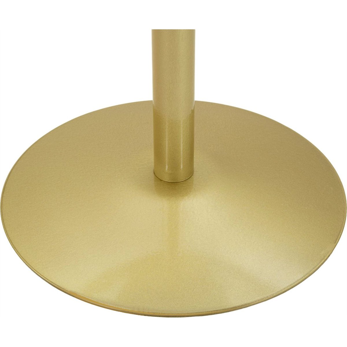 Table de bar ronde effet marbre GLAM or et blanc, RECOLLECTION