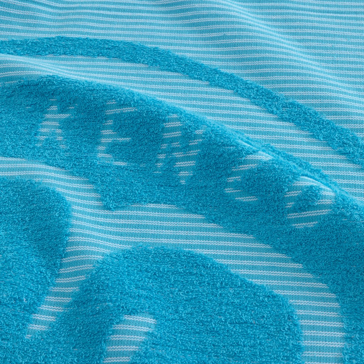 Serviette de plage en coton, K HEART turquoise, KENZO HOME