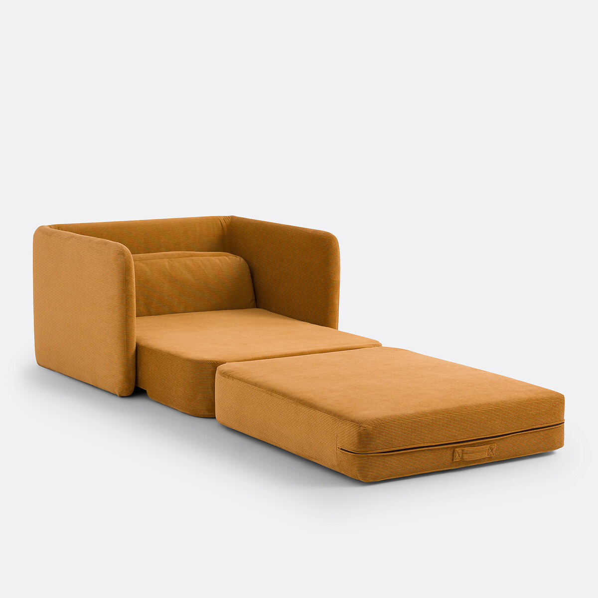 Sofá-cama em veludo, Haley mel, LA REDOUTE INTERIEURS