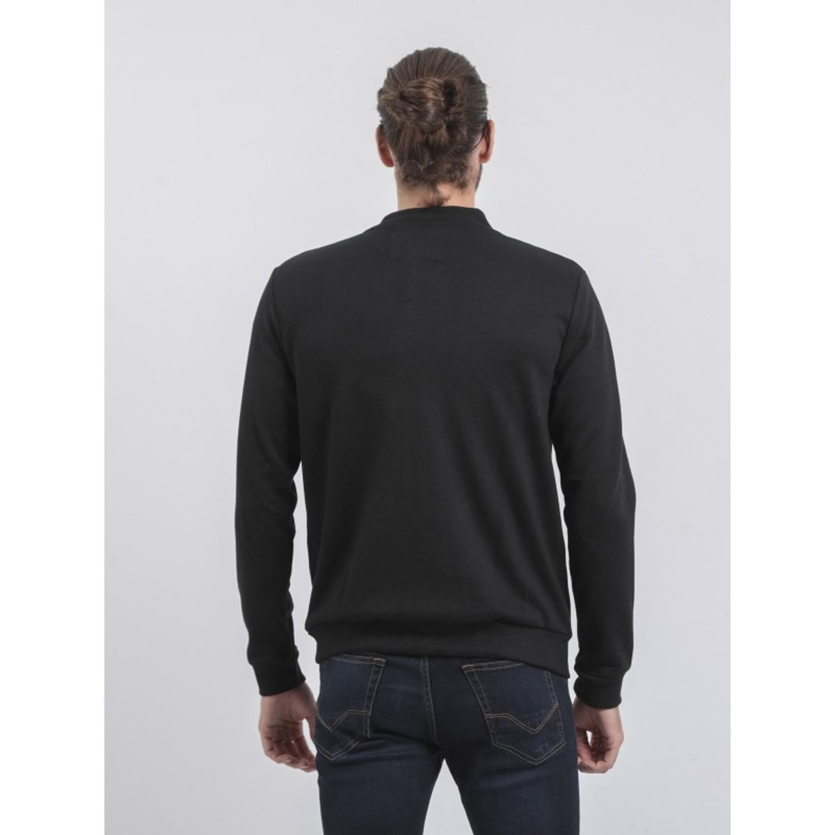 Gilet Zippé Col Montant Wits noir, RITCHIE