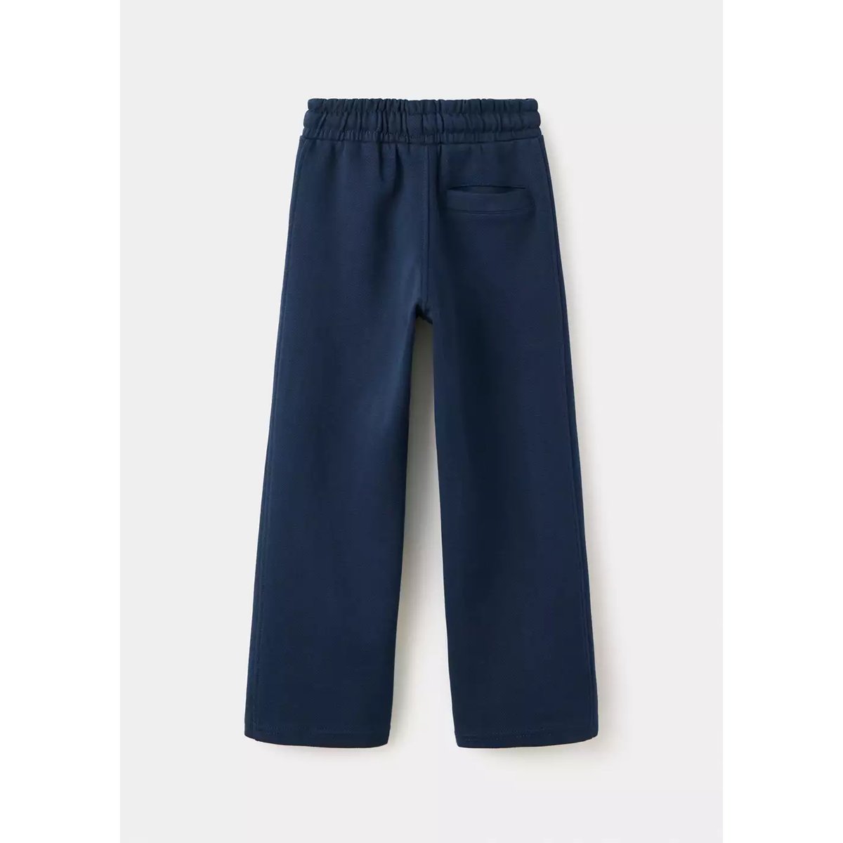 Pantalon de jogging wideleg bleu marine, MANGO KIDS