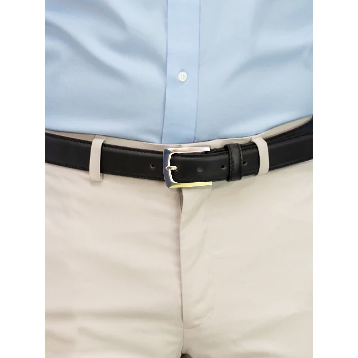 Ceinture grande taille LEWIS noir, DUKE