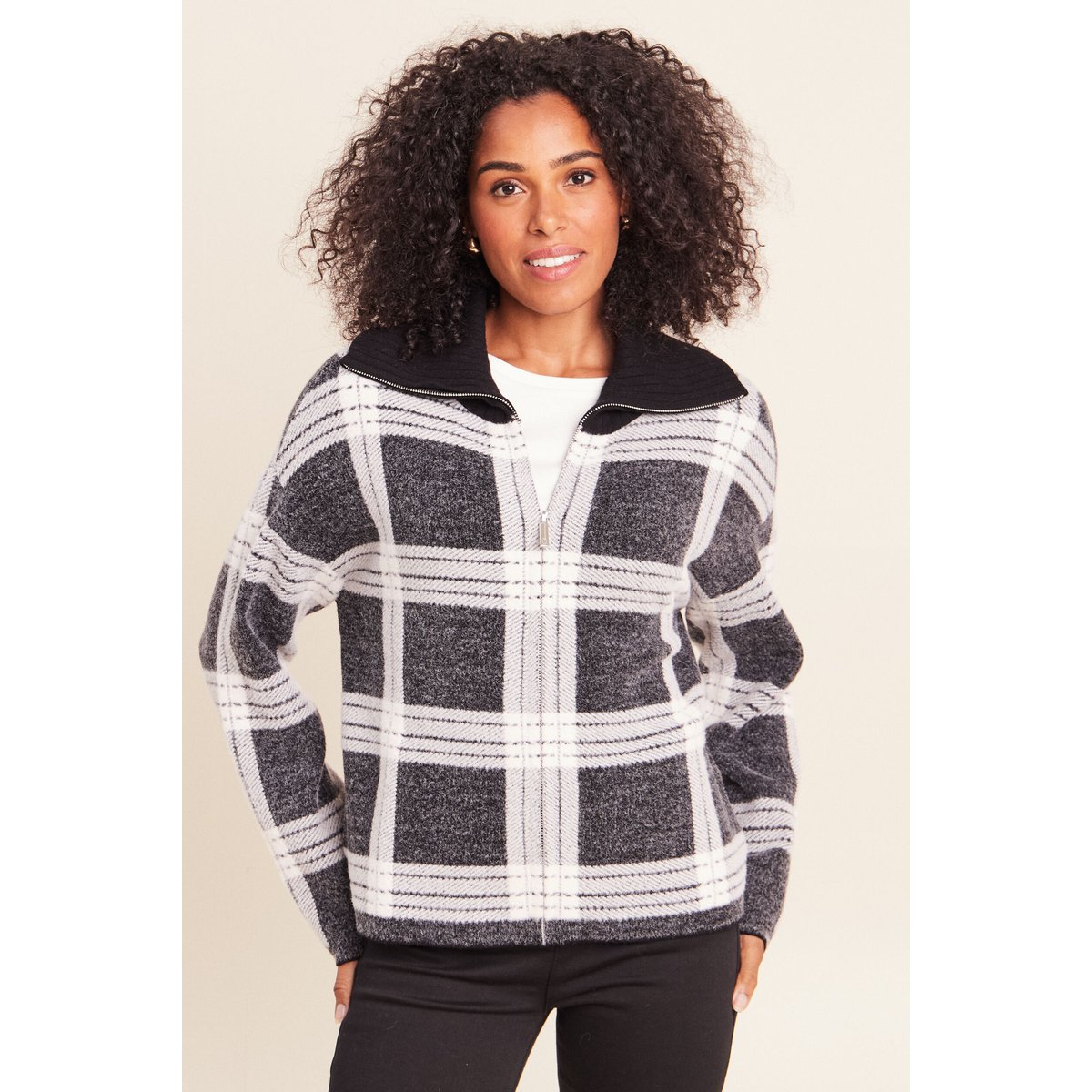 Gilet col camionneur gris anthracite, BREAL