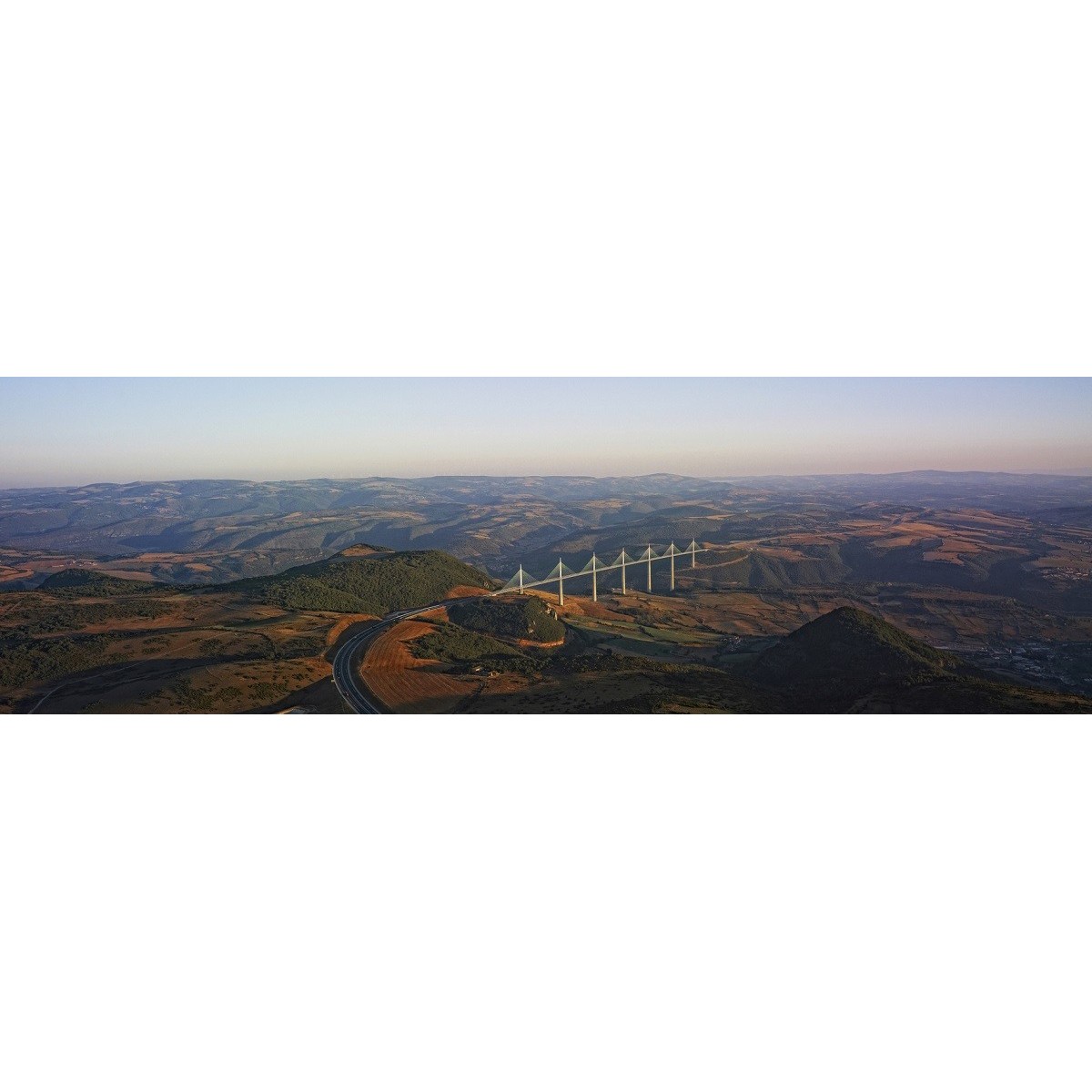 Tableau Mural Viaduc De Millau GRANDS ESPACES tableaux sur toile-vert, CEANOTHE