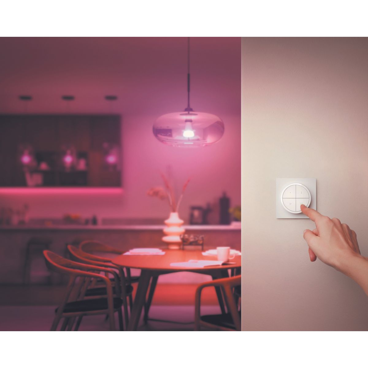 Interrupteur Tap dial switch Blanc blanc, PHILIPS HUE