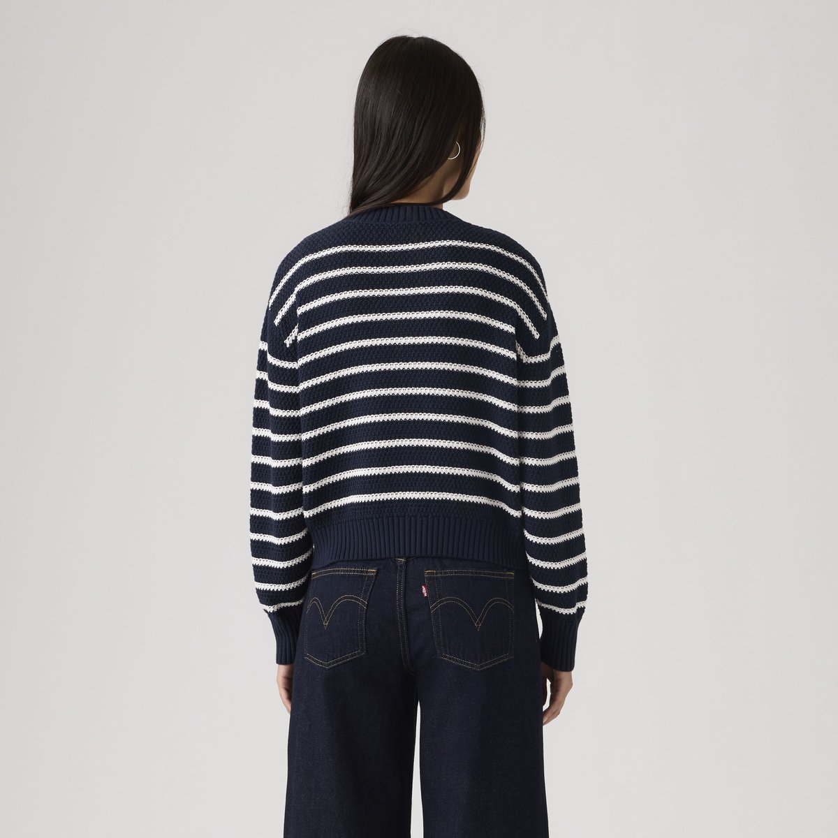 Cardigan Snowflake bleu - susanne stripe navy blazer, LEVI'S