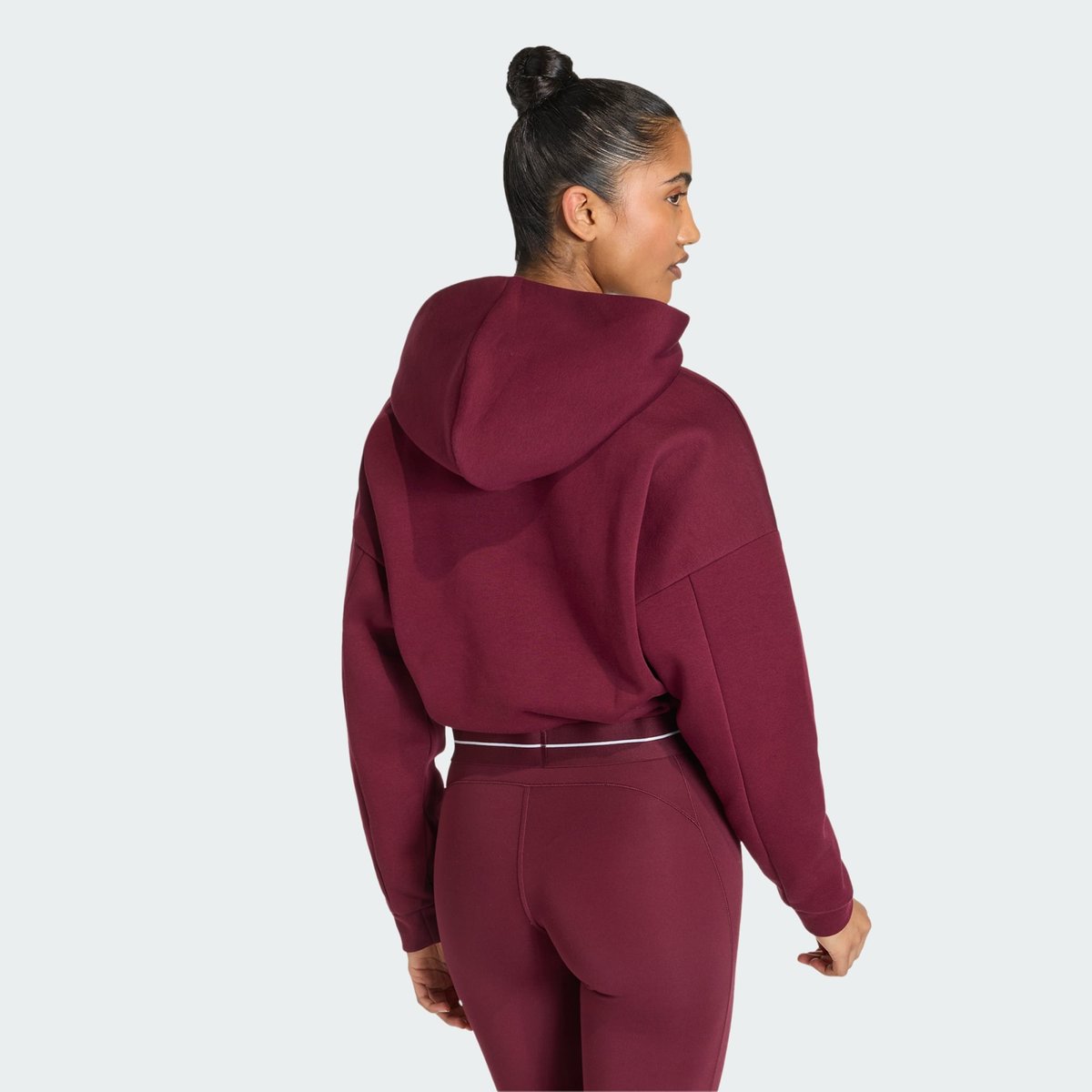 Hoodie Court Hyperglam maroon, adidas Performance