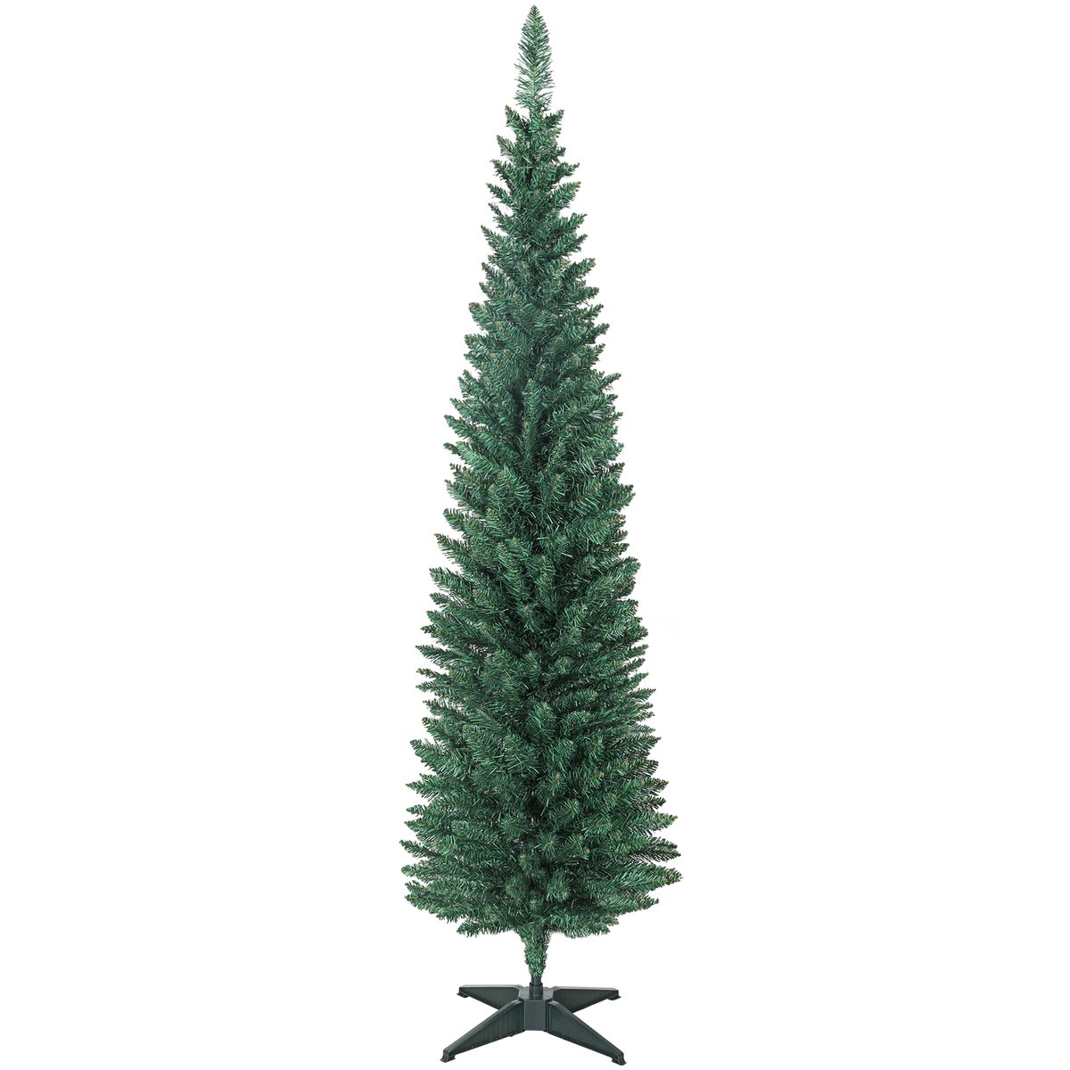 Sapin de Noël Plastique Vert vert, HOMCOM