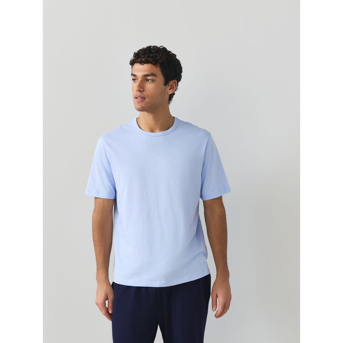 Pyjama en jersey à manches courtes, lot de 2 bleu/mauve, NEXT