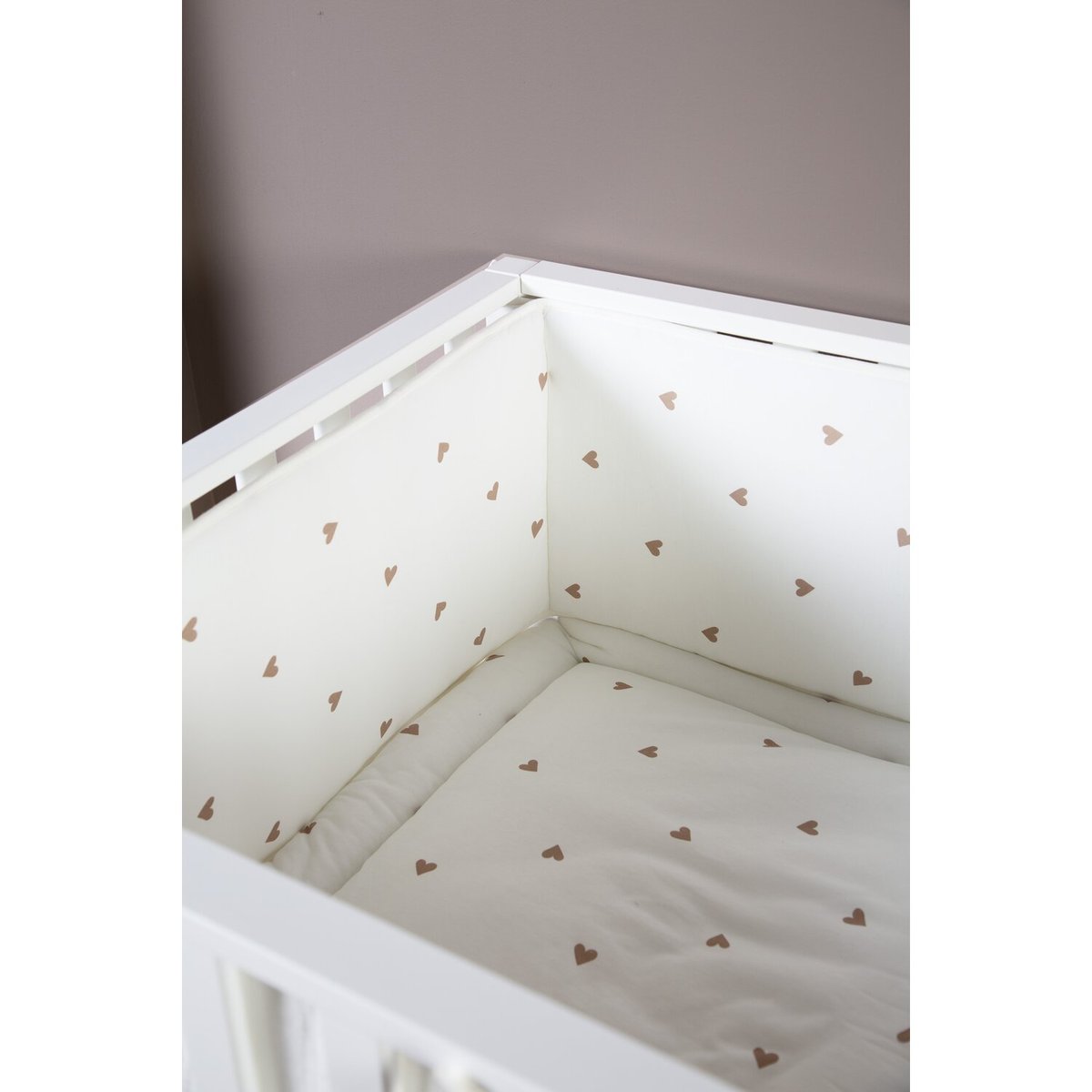 Tapis de parc réversible 75x95 cm cœurs, CHILDHOME