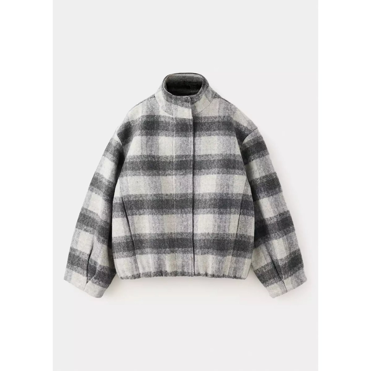 Veste bomber carreaux gris, MANGO KIDS