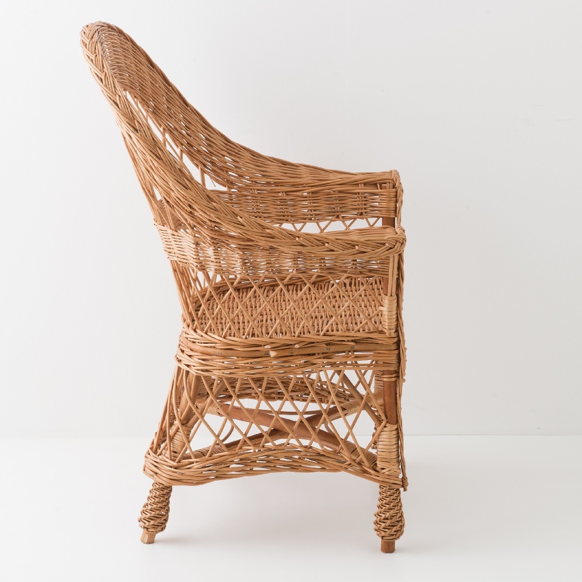 Fauteuil osier TOM osier brun, KOK