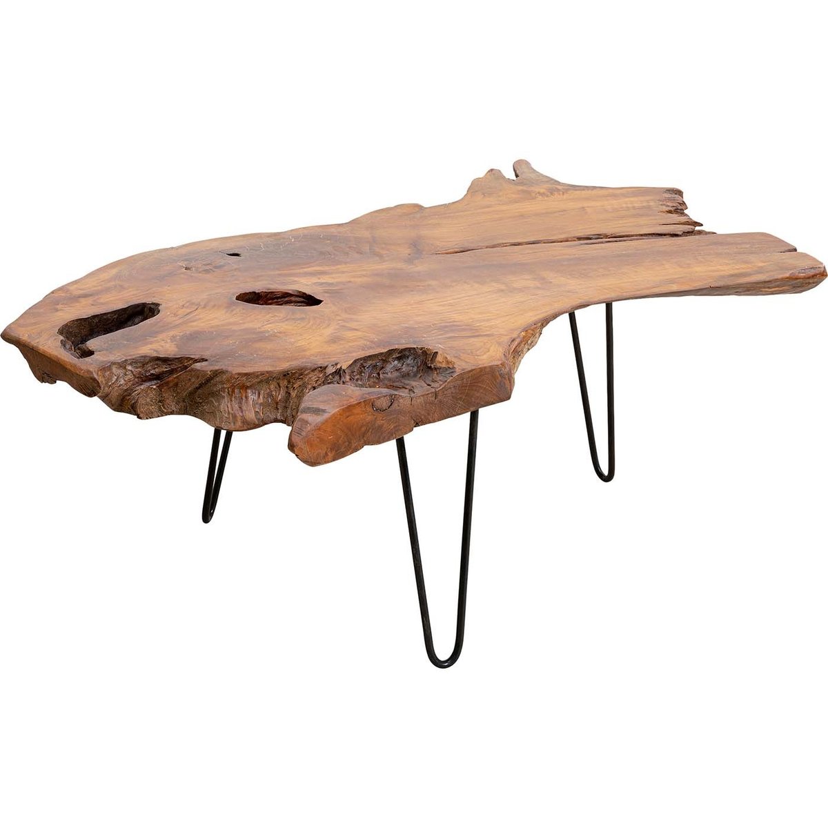 Table basse en teck, ASPEN bois, KARE DESIGN