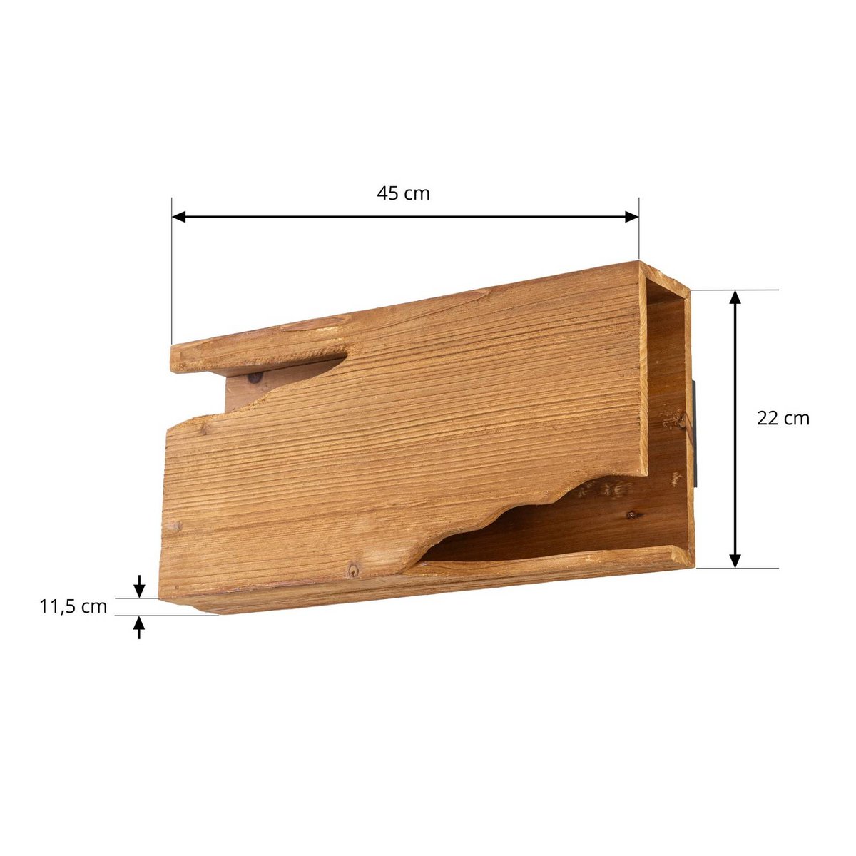 Applique en bois traditionnelle, Tarry bois clair, LUCANDE