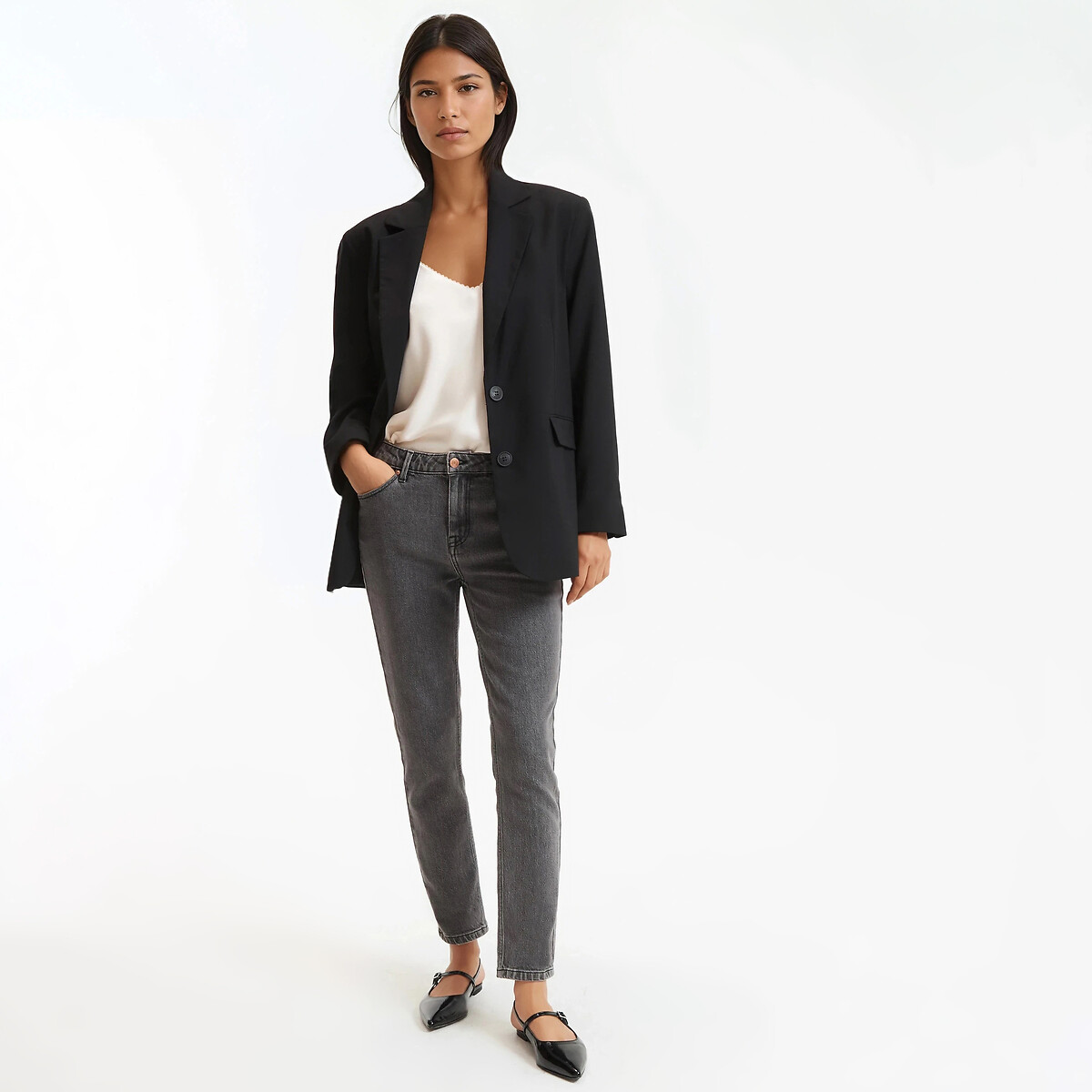 Jean slim gris, LA REDOUTE COLLECTIONS