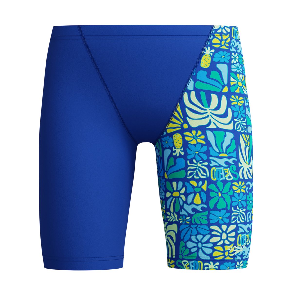 Jammer de natation motif/style floral bleu, SPEEDO
