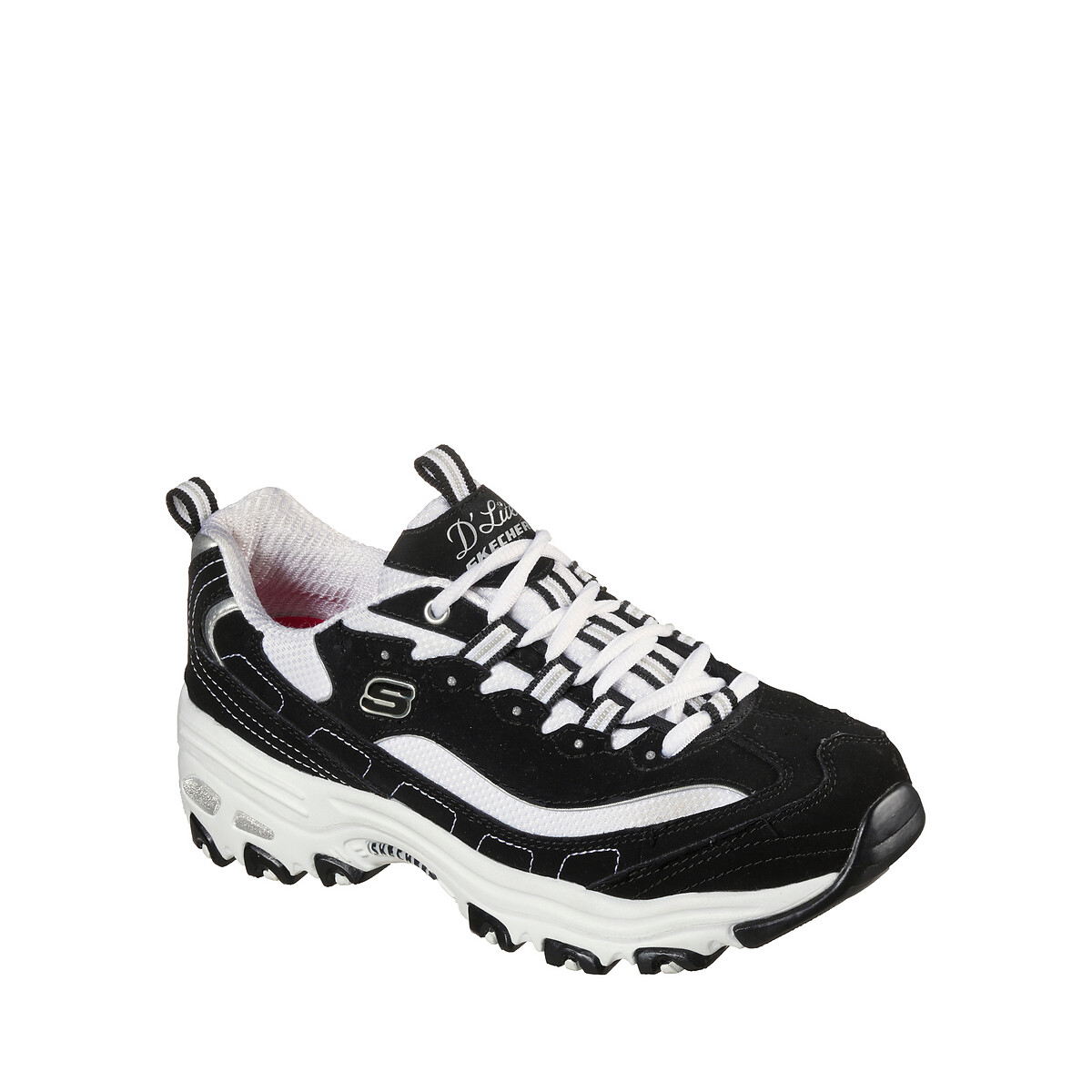 Baskets D'Lites-Biggest Fan noir/blanc, SKECHERS