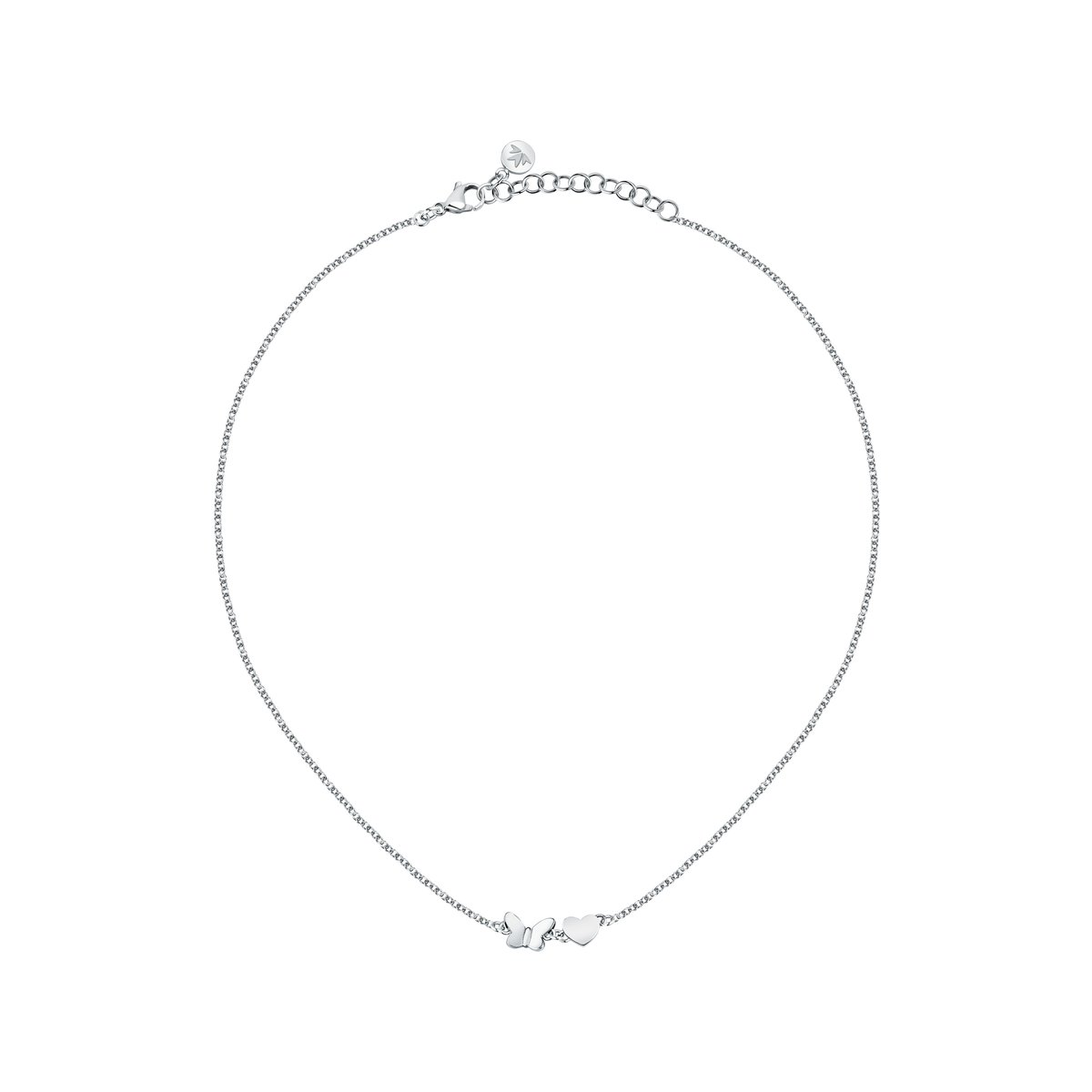 Collier en acier, cristaux, TALISMANI argent, MORELLATO