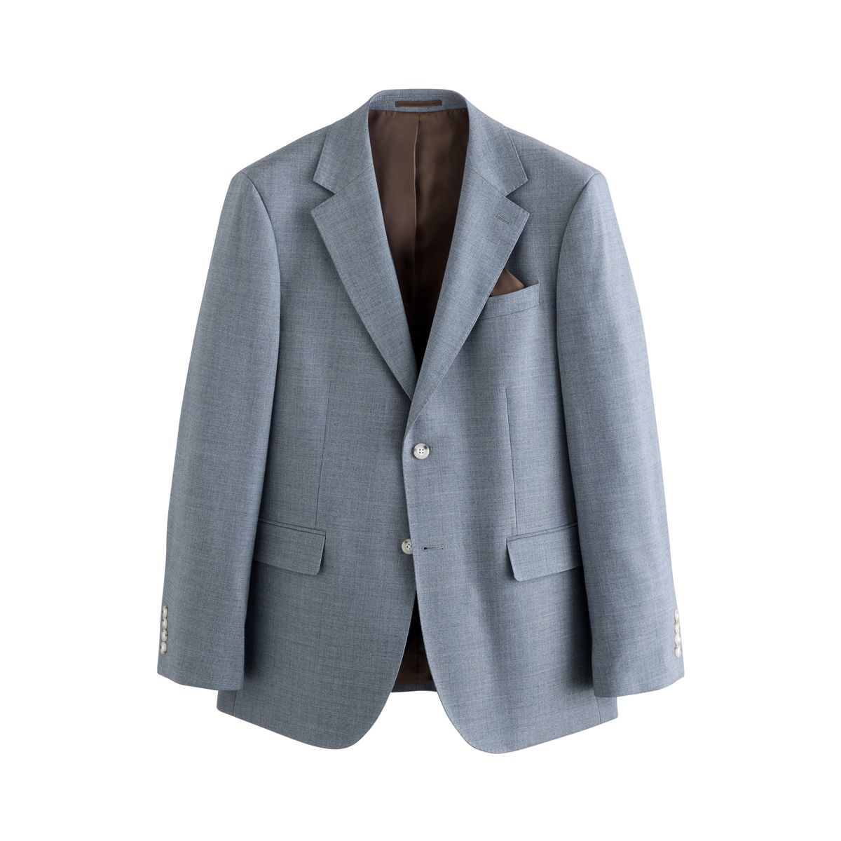 Veste de costume ajustée texturée bleu, NEXT