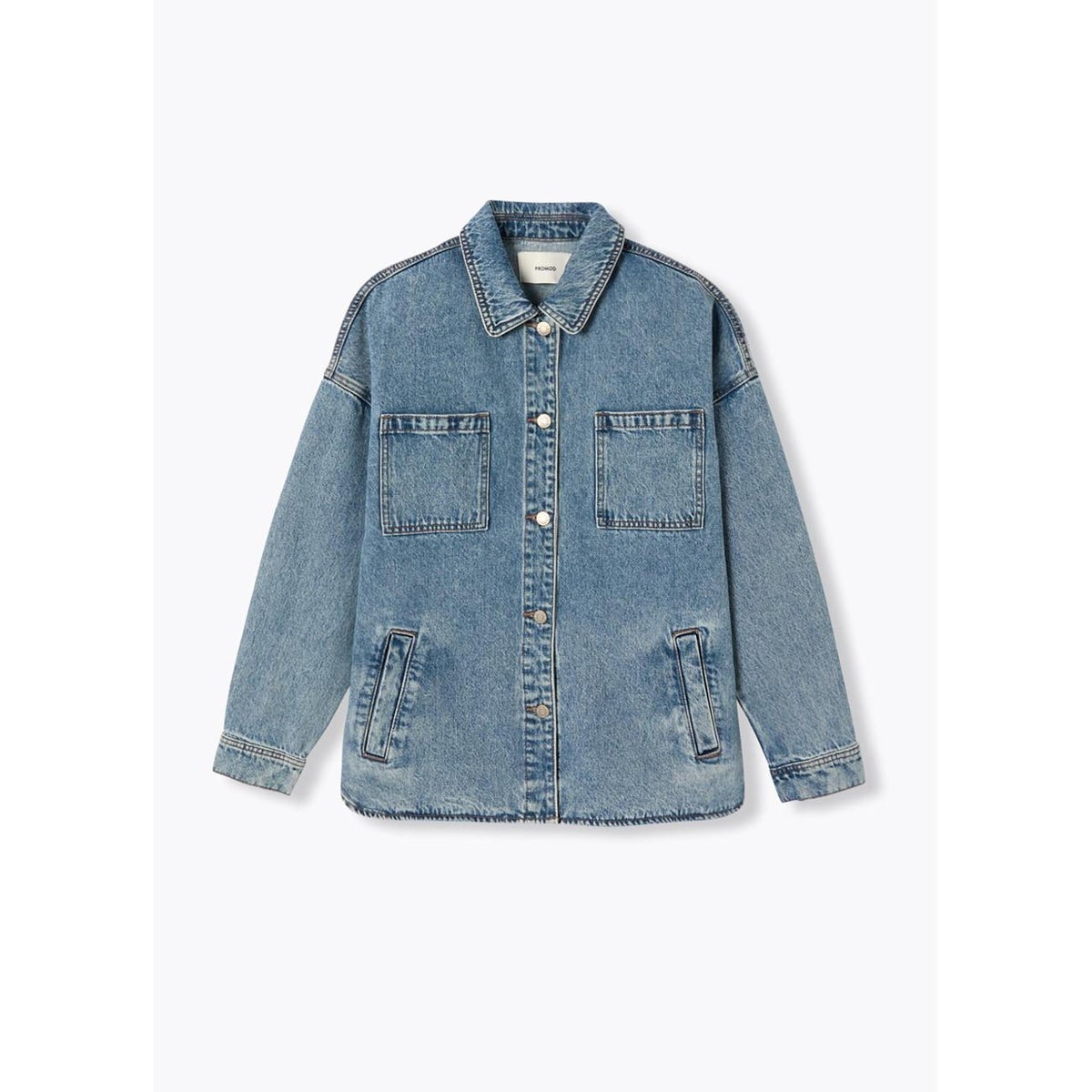 Veste surchemise en jean jean clair, PROMOD