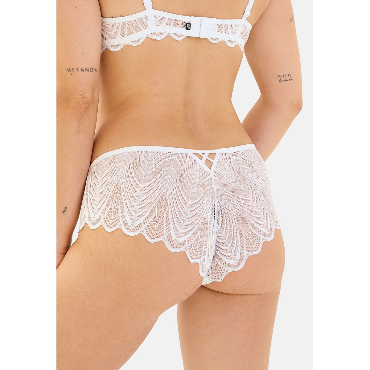 Shorty GRACIEUSE blanc, BILLET DOUX