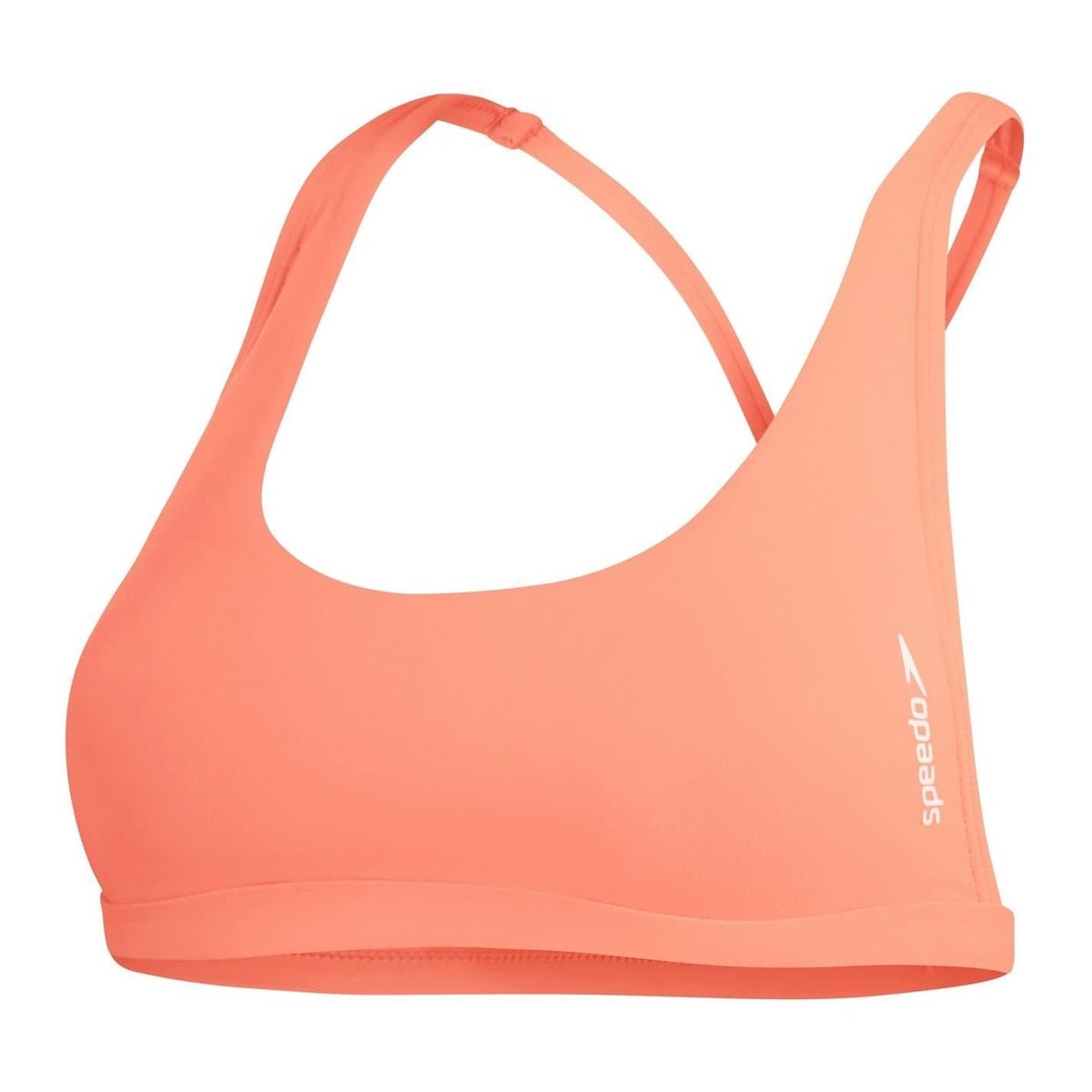 Haut de maillot de bain uni FLU3NTE pêche, SPEEDO
