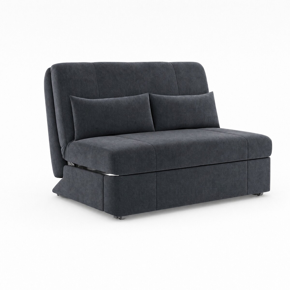 Rockford Velvet Double Sofabed with Foam Mattress dark grey            , ÉDITÉ