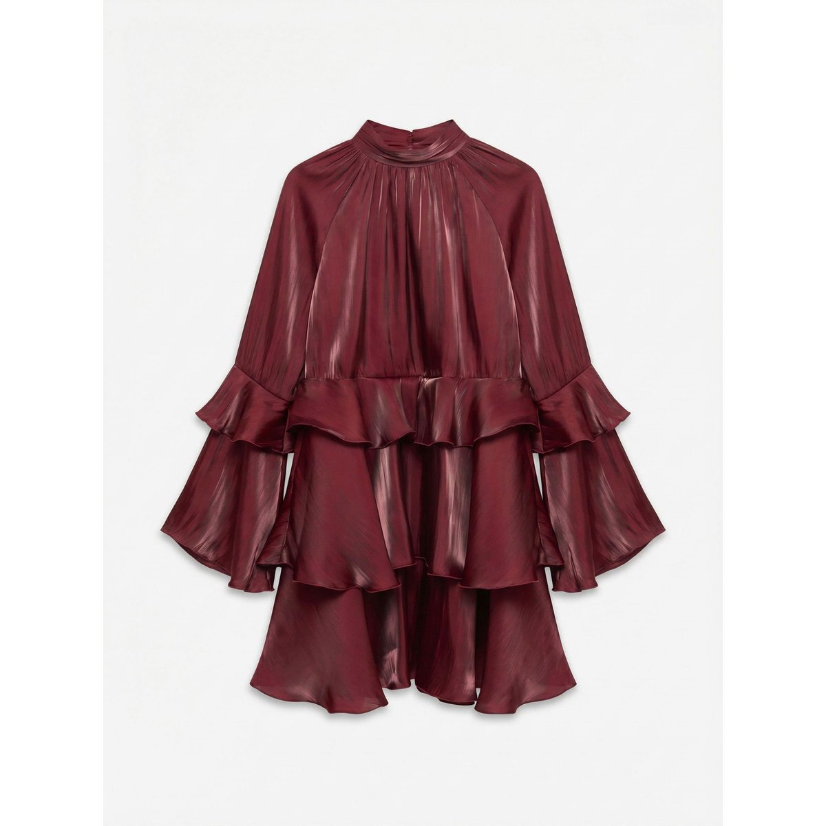 Robe À Volants rouge - biking red 1, VERO MODA