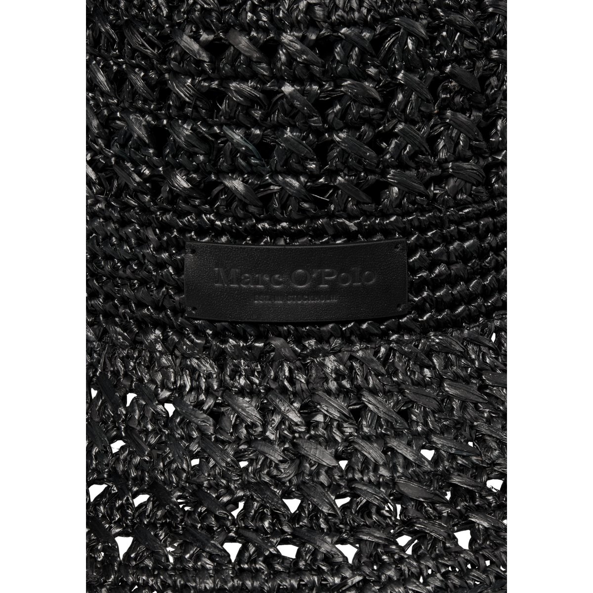 Chapeau de paille en raphia noir, MARC O'POLO