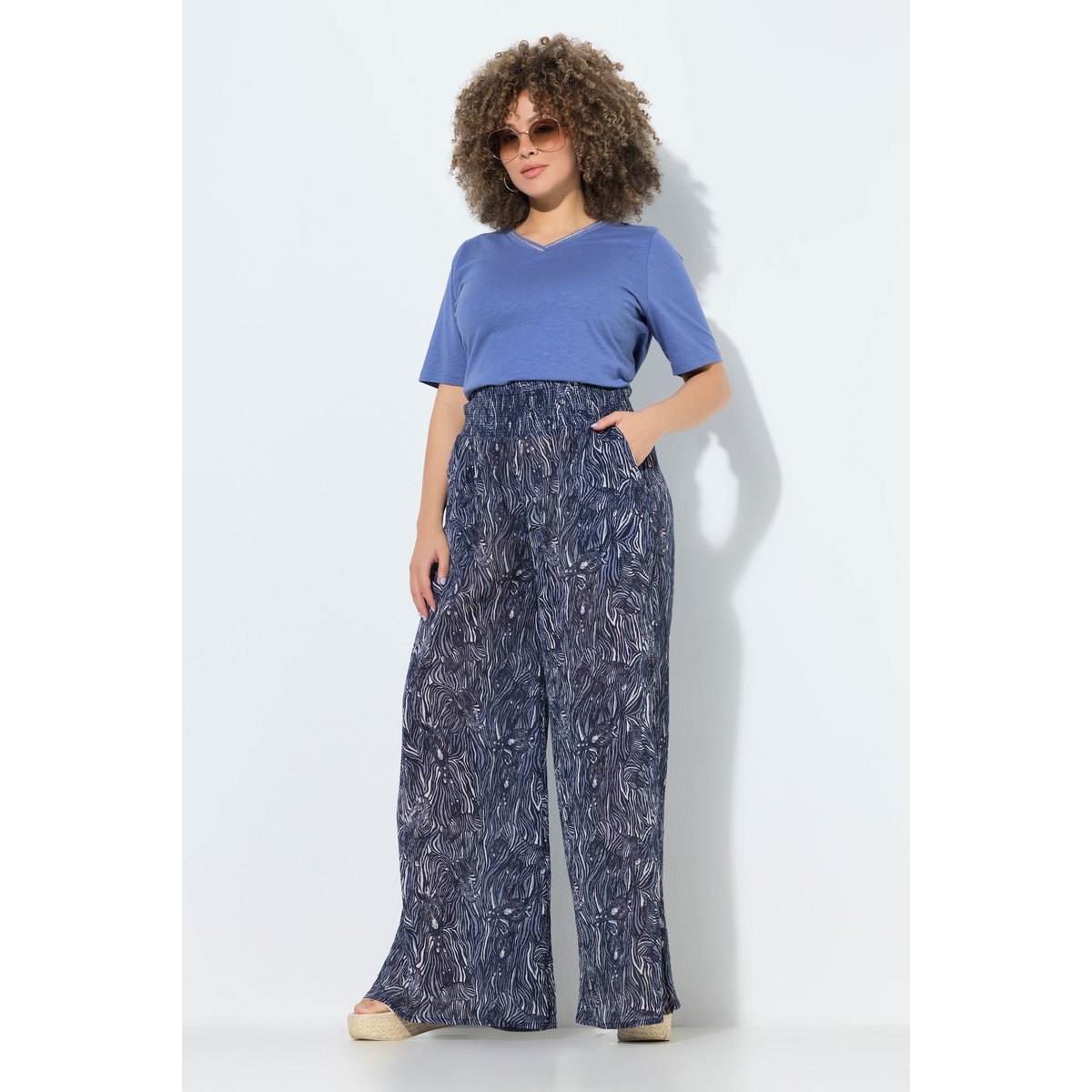 Jupe-culotte Rose, motif zébré coquille d'oeuf, ULLA POPKEN