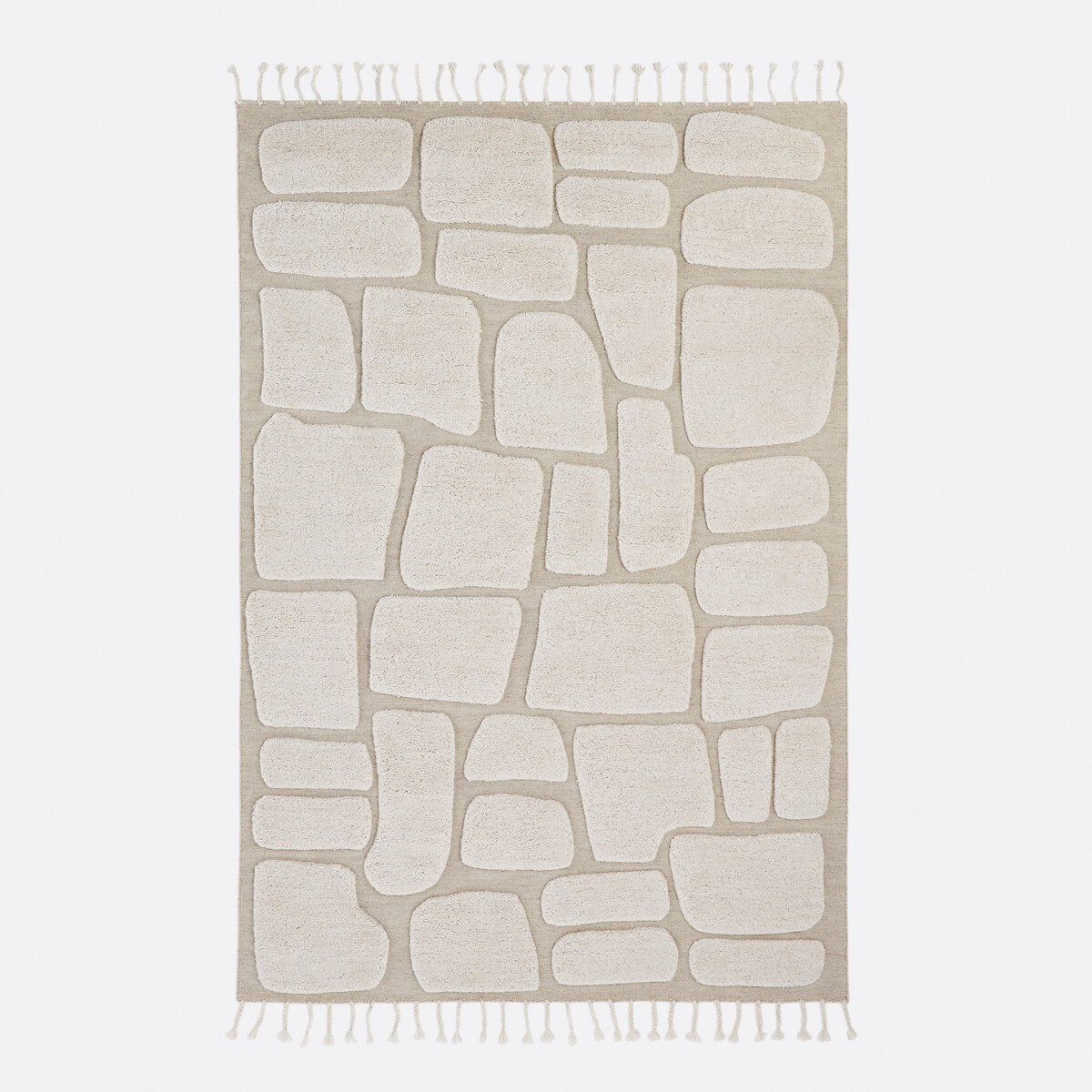 Tapis en laine, Zalya ecru, LA REDOUTE INTERIEURS
