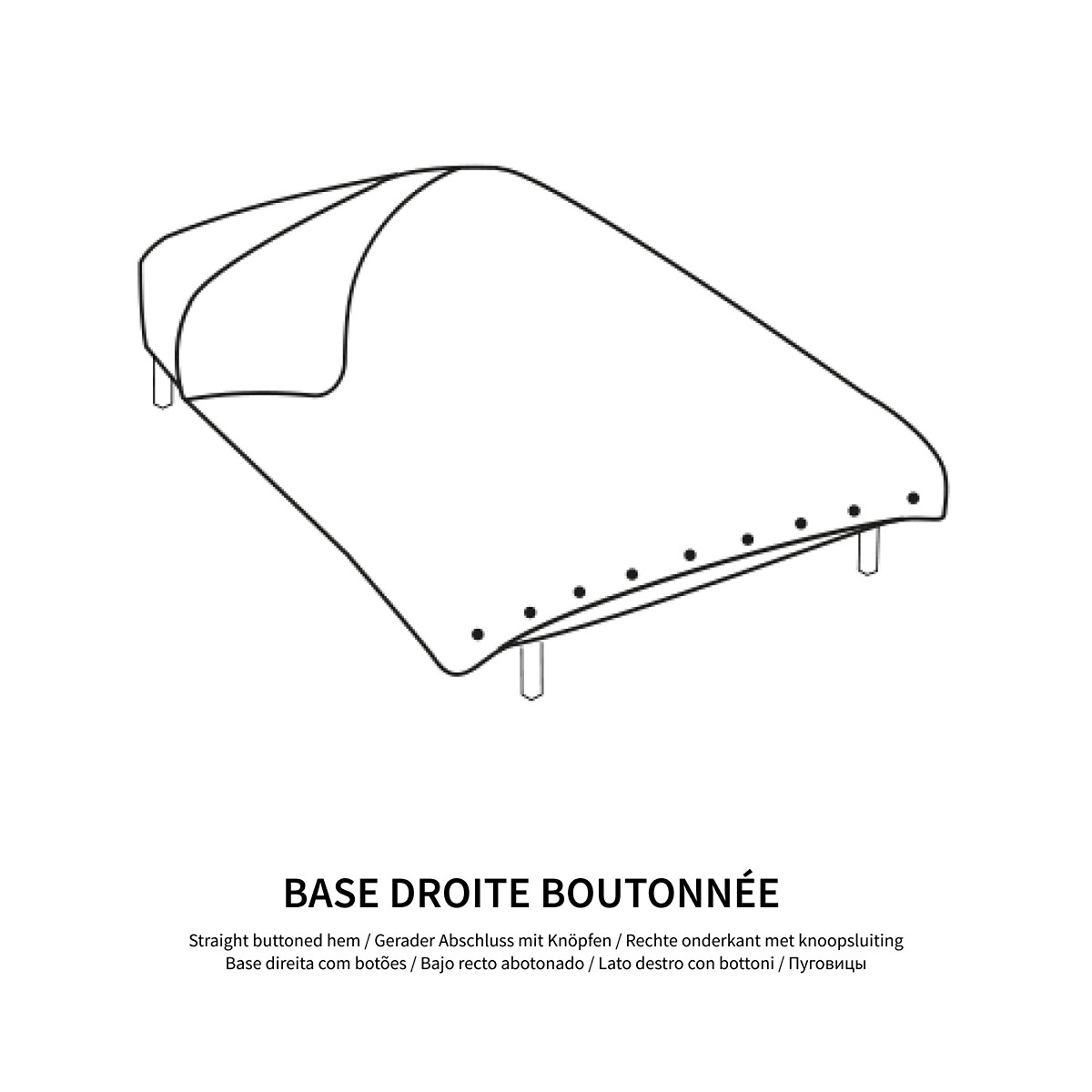 Housse de couette coton et gaze de coton, Agathe sauge, LA REDOUTE INTERIEURS