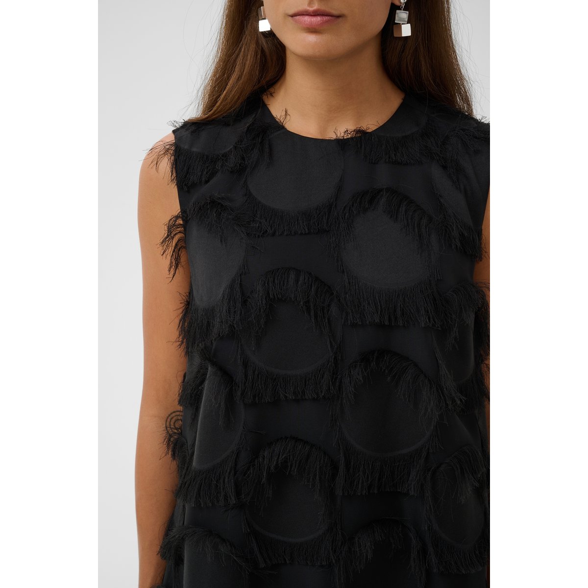 Blouse sans manches noir black, CULTURE