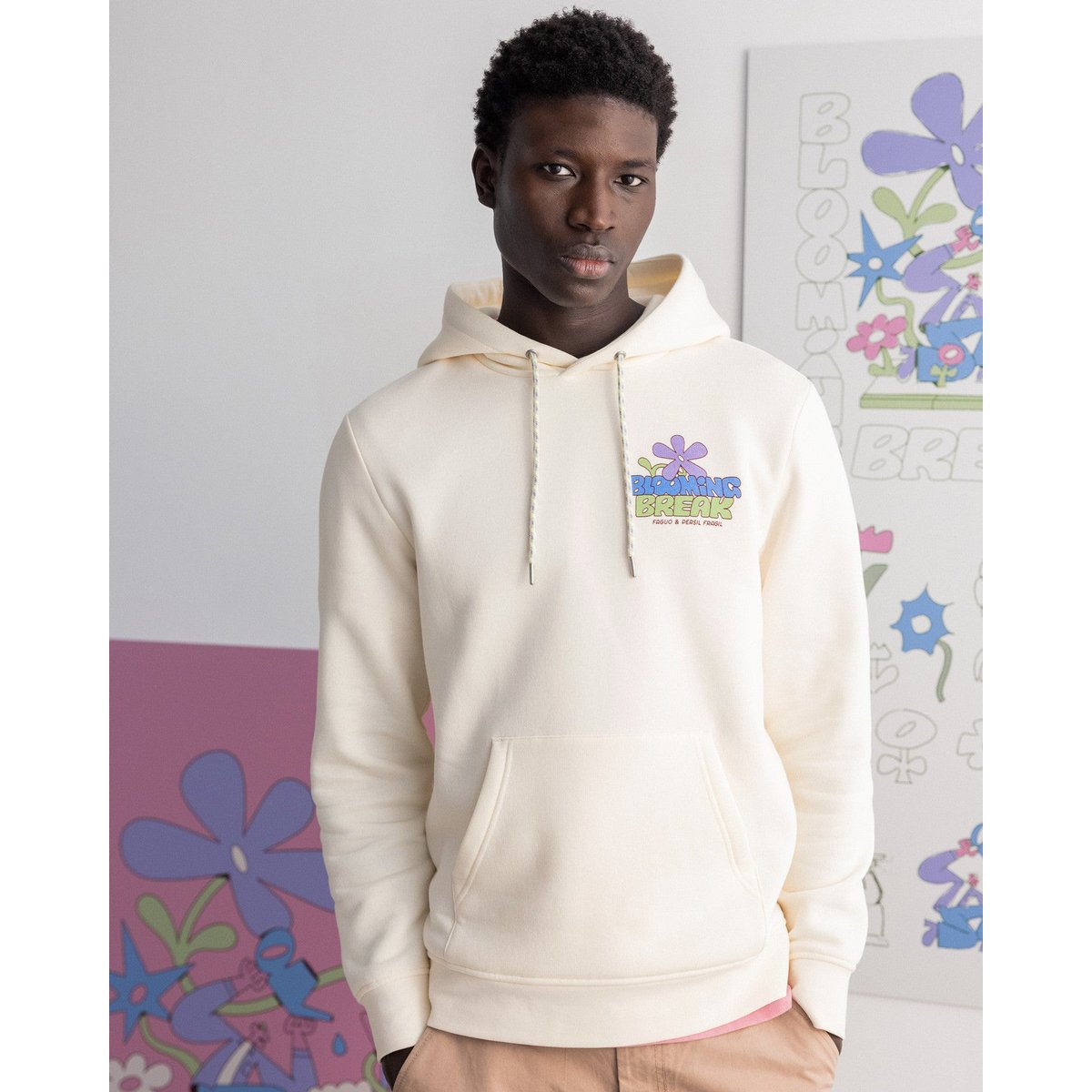 Sweat DIRAC écru, FAGUO