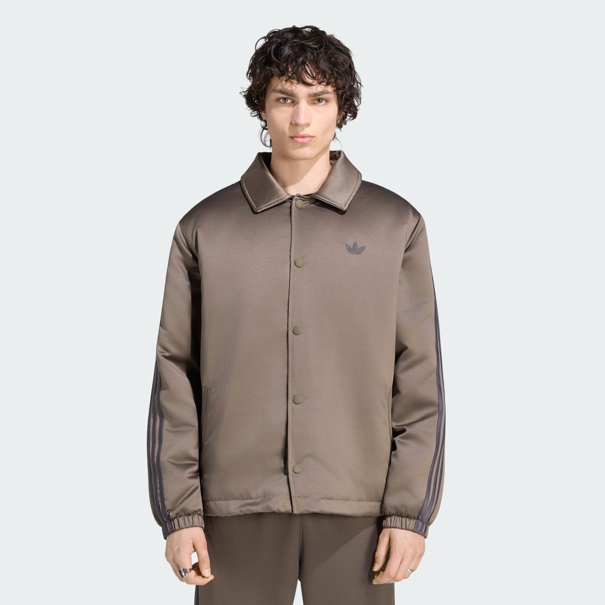 Veste Matelassée En Satin À 3 Bandes Veste Matelassée En Satin À 3 Bandes branch, adidas Originals