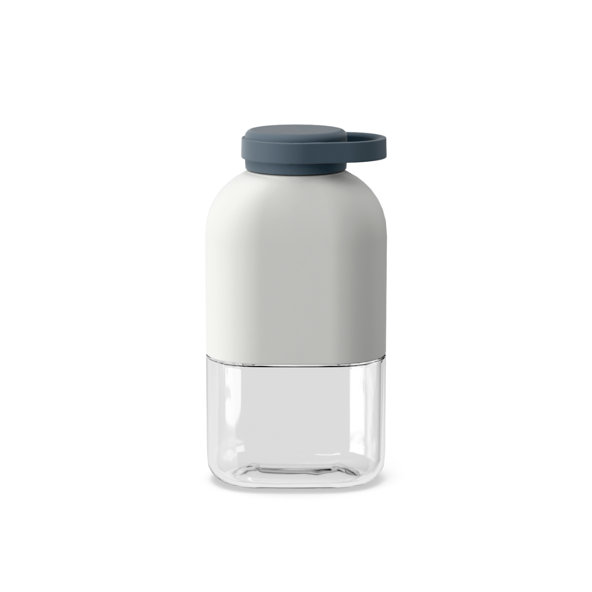 Gourde Slim 35cl en tritan et silicone GO gris nuage et gris souris, EKOBO