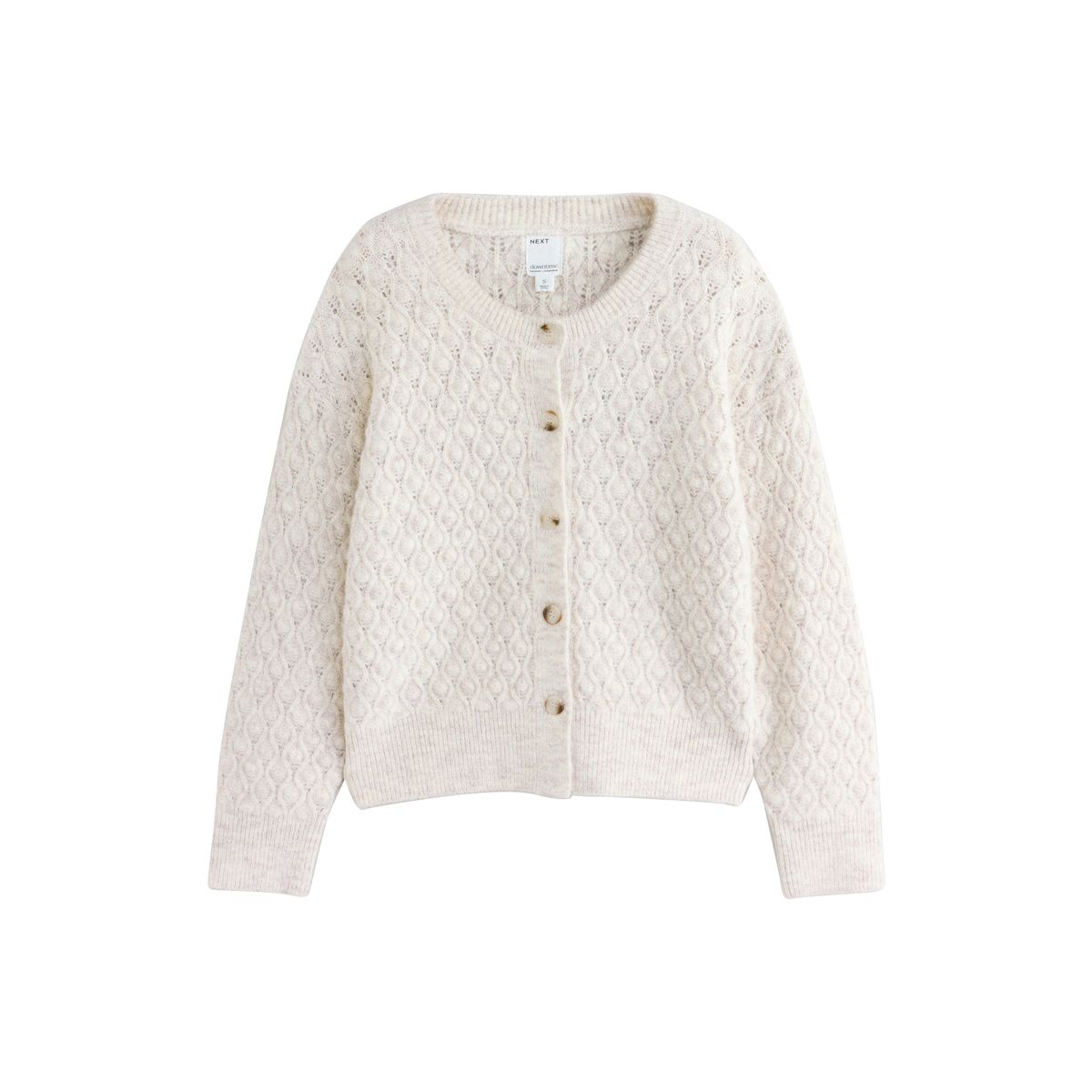 Cardigan en tricot crème, NEXT