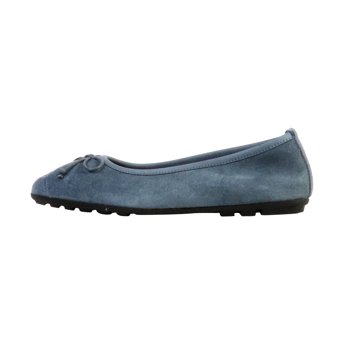Ballerine Cuir Alénoa bleu, THE DIVINE FACTORY