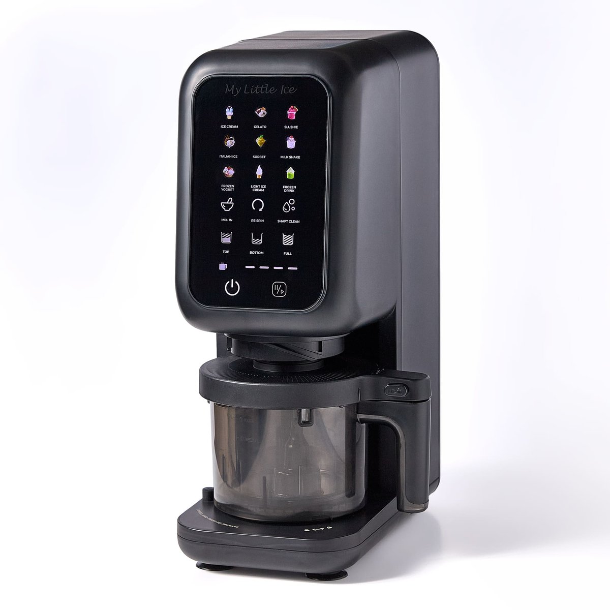 Machine à glace électrique 700W – 9 programmes – Glaces et sorbets maison couleur unique, SENYA