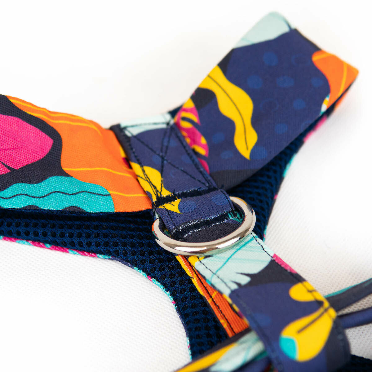 Peitoral Jungli, Malü Pet Wear azul, MALU PET WEAR