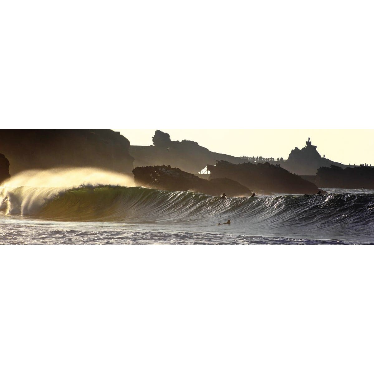 Tableau Mural Grande Plage De Biarritz MER tableaux sur toile-bleu, CEANOTHE