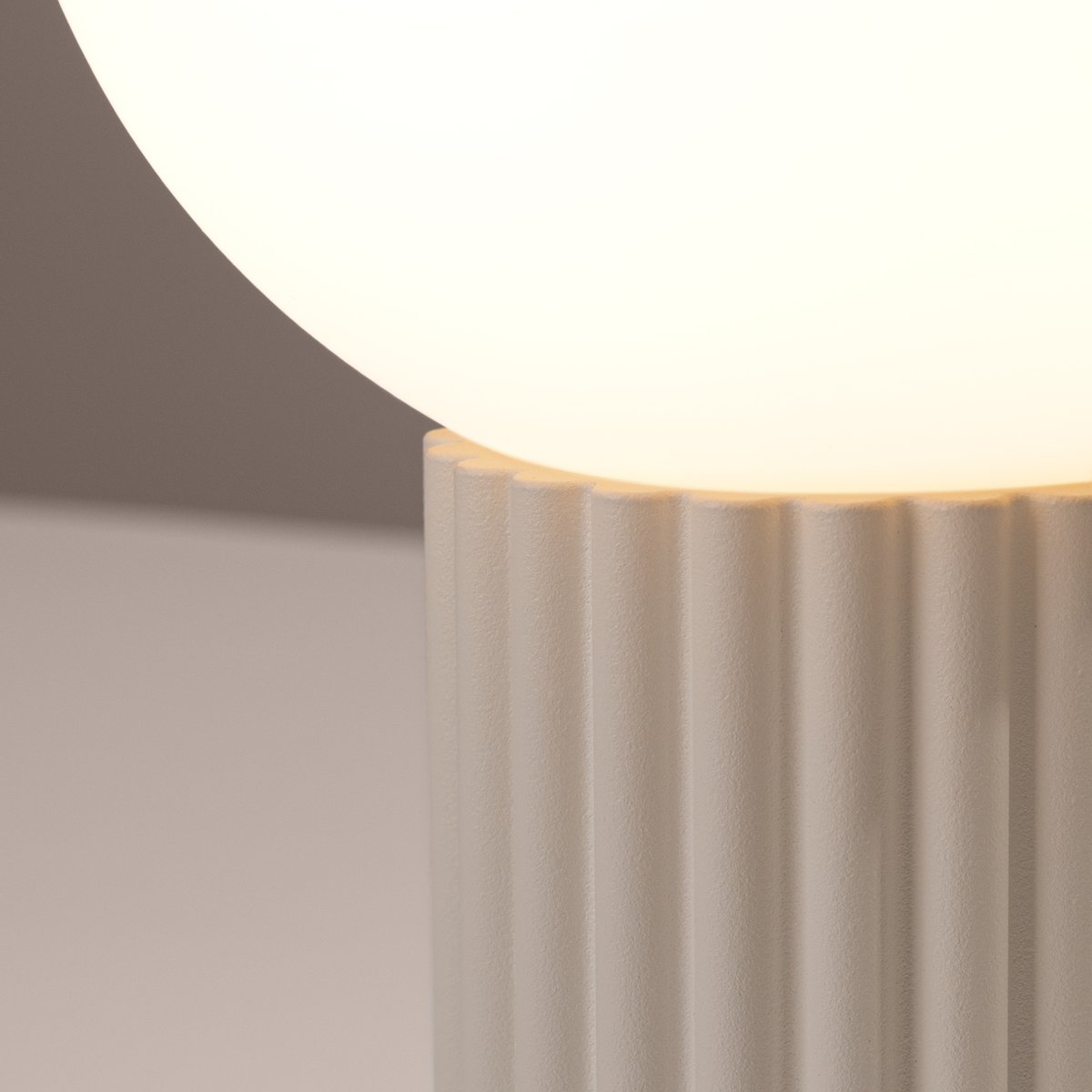Lampe à poser Aluminium Beige G9 1 Halo beige, EDEN