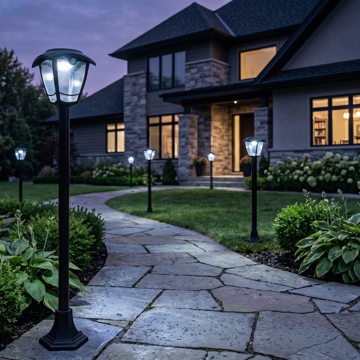 Lampadaire solaire LUMAX TALL noir, LUMISKY