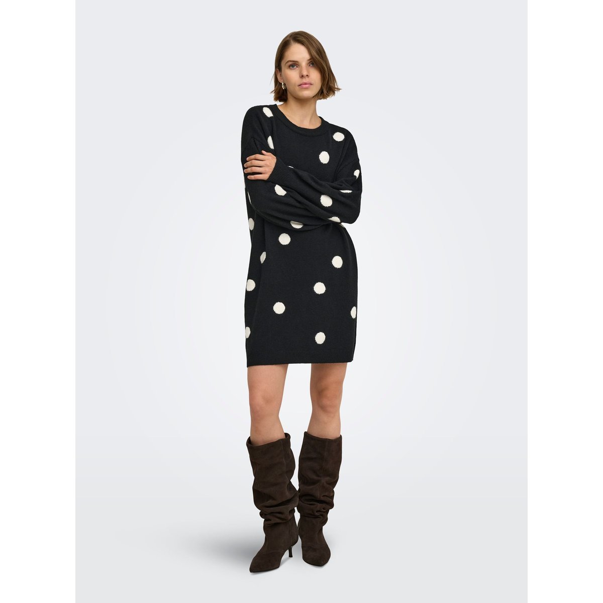 Robe En Maille black 1, ONLY