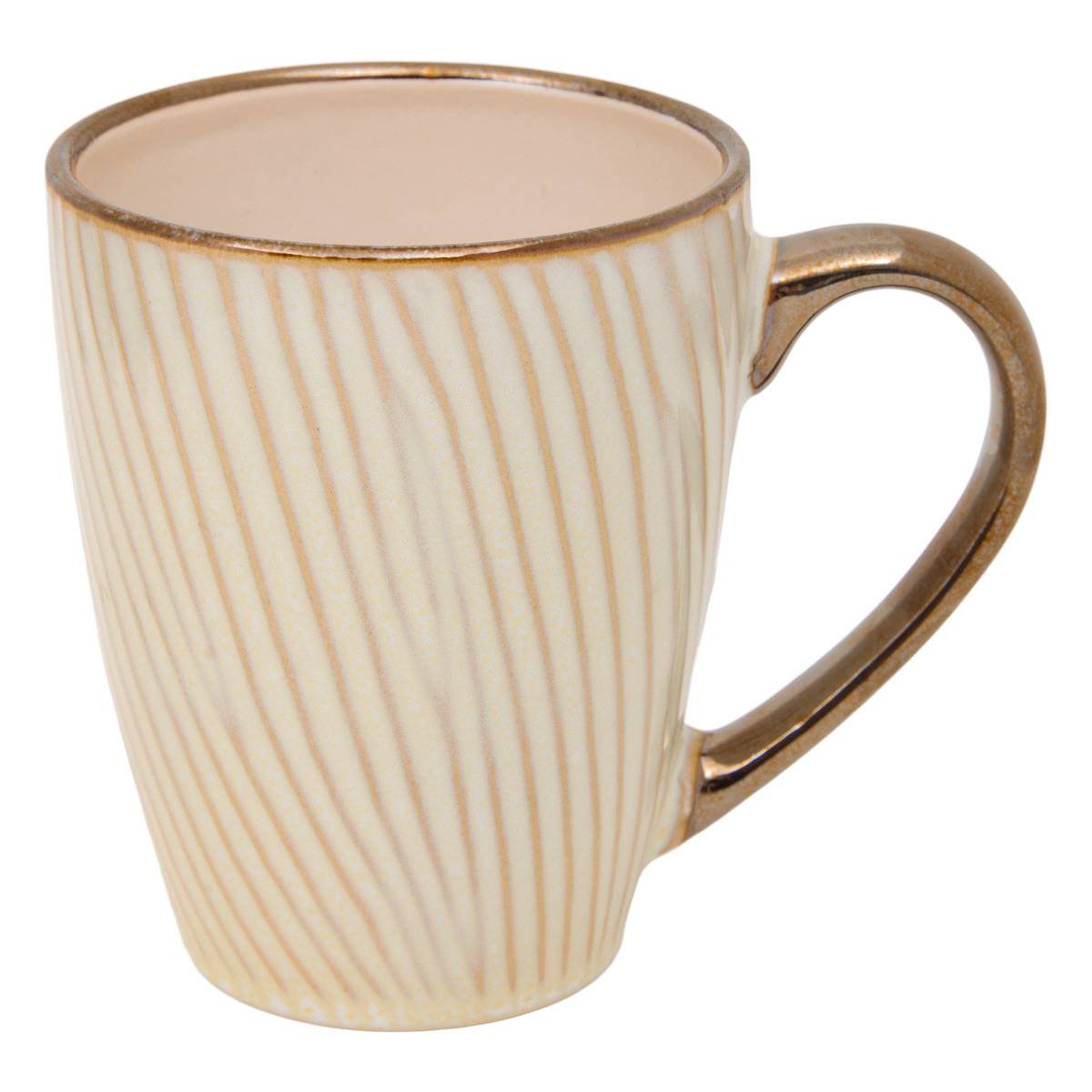 Mug en faïence ELLA blanc, ATMOSPHERA