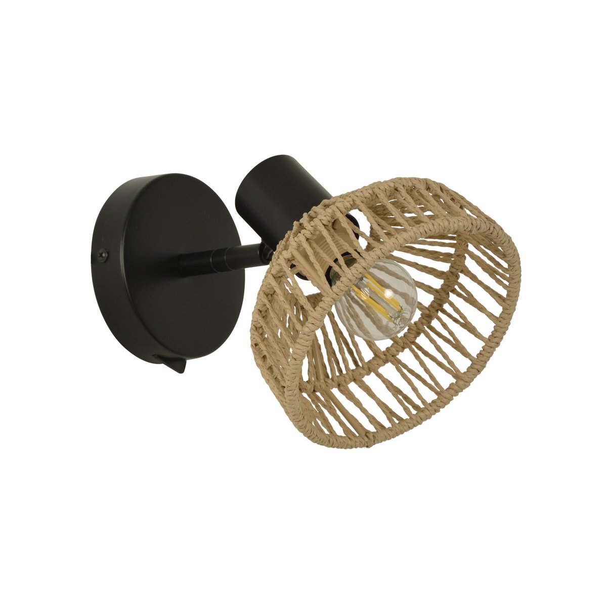 Applique murale en acier, MIKONA beige, INSPIRE