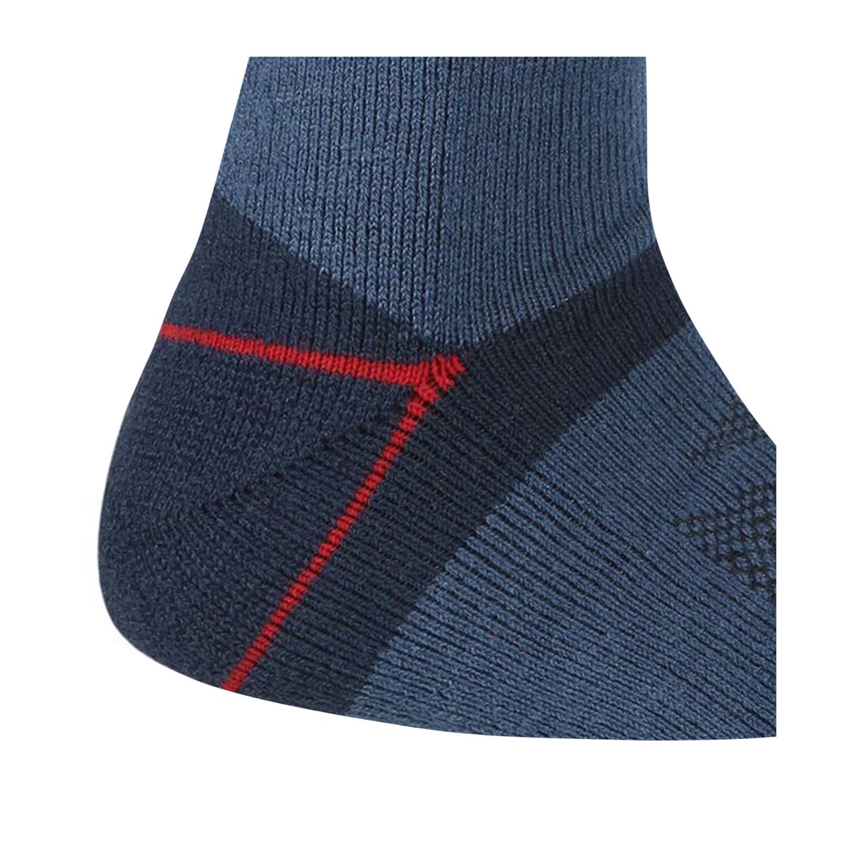 Lot de 2 paires de chaussettes BLISTER PROTECTION bleu / rouge foncé, REGATTA