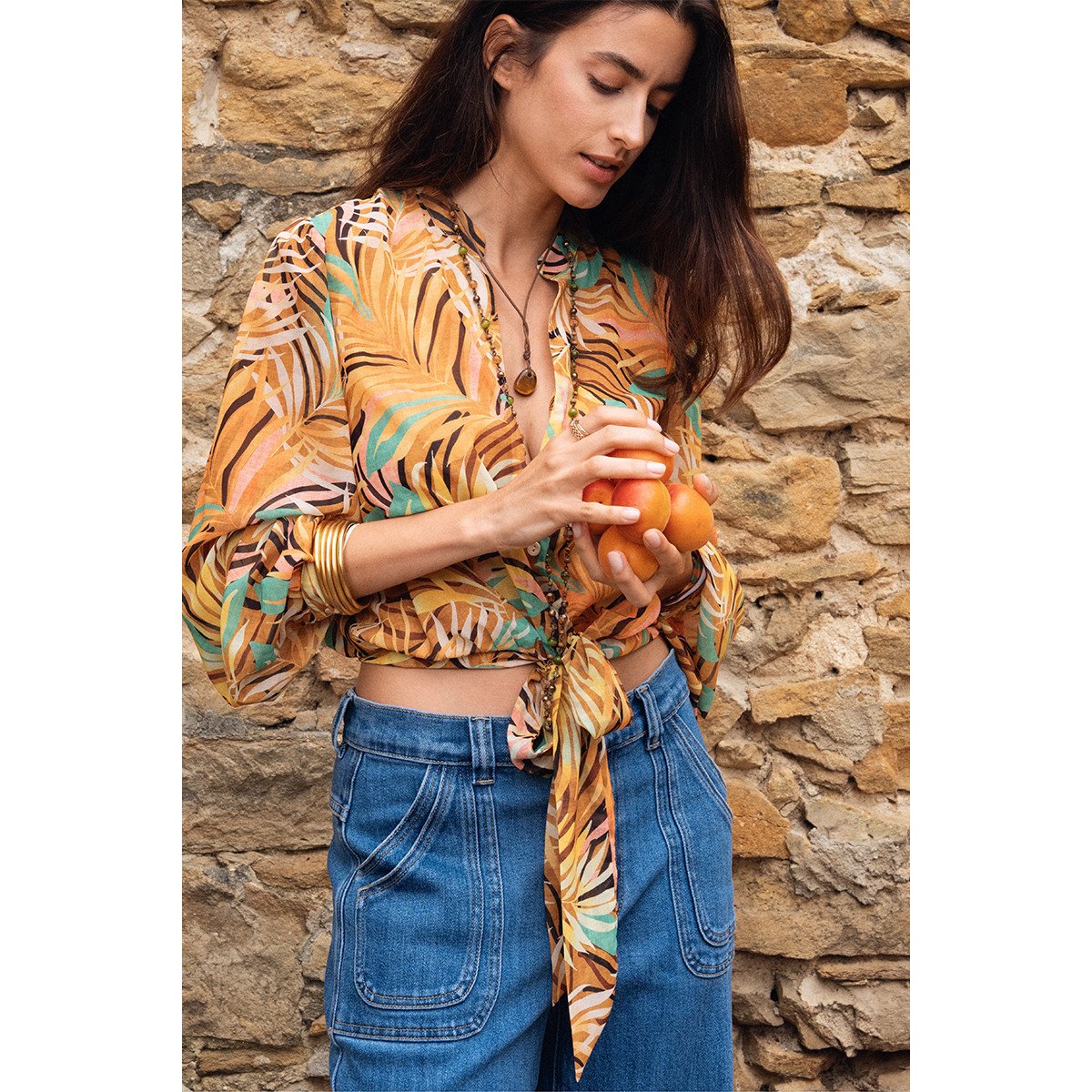 Chemise imprimée, nouable yellow claudia, MOLLY BRACKEN