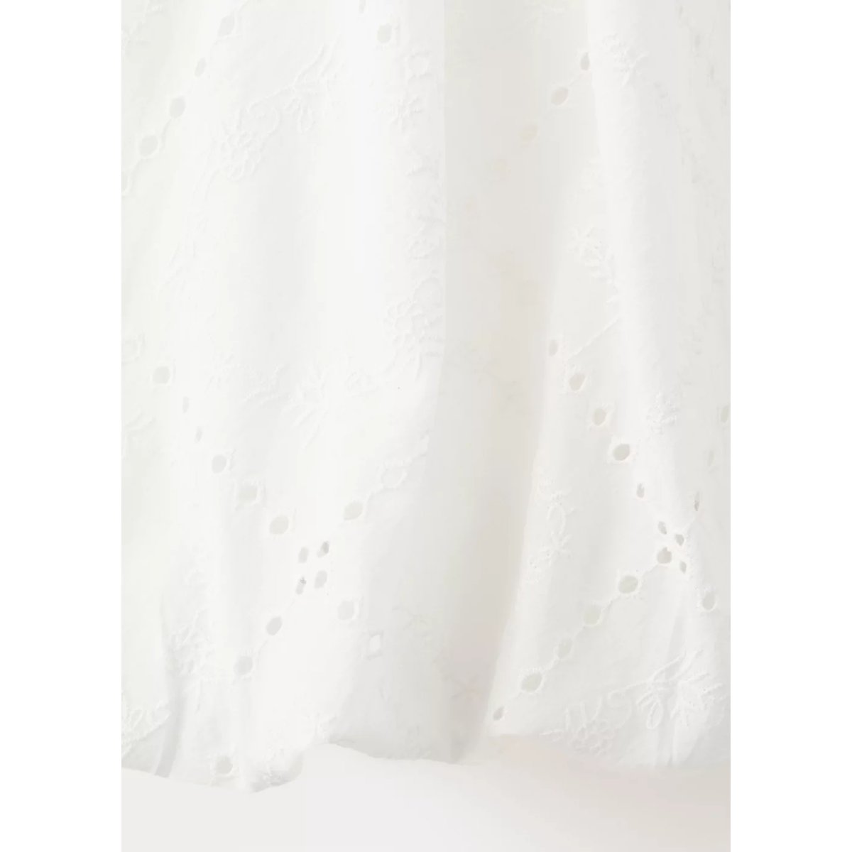 Robe courte ballon blanc, MANGO KIDS