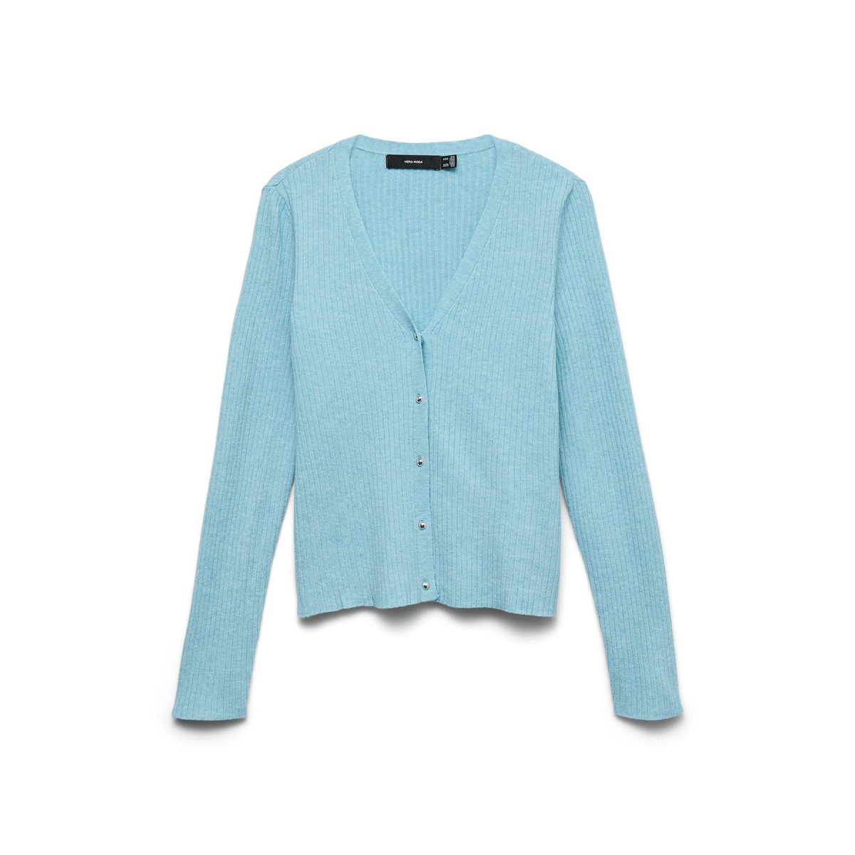VMFOOLIVE Cardigans en maille Pull en maille chambray blue, VERO MODA